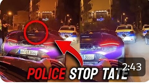 Andrew Tate Pulled Over By Police After Release