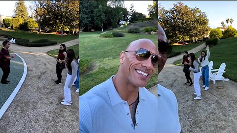 Dance Hula To Get A Selfie With Dwayne Johnson