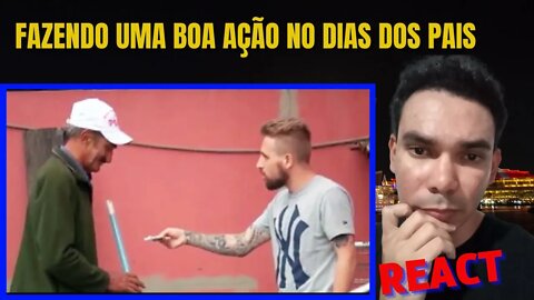 [ REACT ] DANDO R$100 A PESSOAS HUMILDES ($100 Social Experiment)