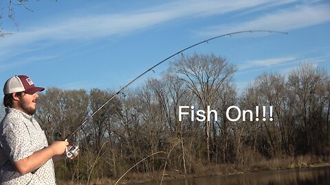 Pond Bass Fishing With My Buddy