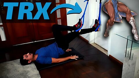 Os Melhores Exercícios de PERNA com TRX🔵 Treino de Perna COMPLETO usando TRX✅ Fita de Suspensão TRX