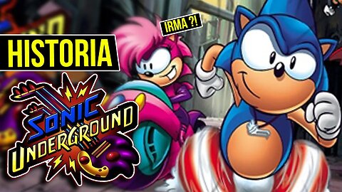 Sonic UNDEGROUND - Sonic TOCANDO GUITARRA era ESTRANHO?!