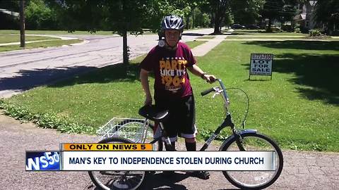 Oberlin man with Down Syndrome has new custom bike stolen