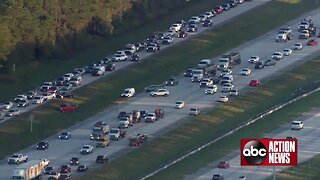 Drivers turn around and go the wrong way after I-75 Crash