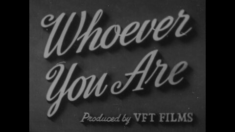 Whoever You Are, New York (1946 Original Black & White Film)