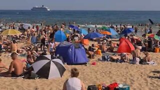 Cette plage est beaucoup trop fréquentée en pleine pandémie