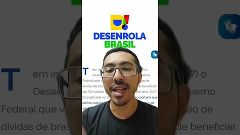 Desenrola Brasil. #finançaspessoais #educaçãofinanceira