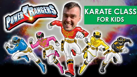 Power Rangers! Karate Class For Kids I Mighty Morphin Power Rangers I Homeschool Karate