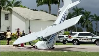 One person injured in small plane crash at Wellington Aero Club