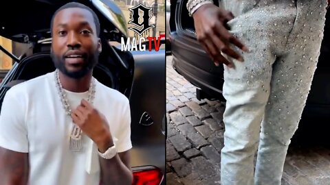 Meek Mill Shows Off His $10k Jeans During Drip Check! 💰