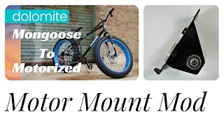 Mongoose To Motorized #6 | Modifying & Assembling The SickBikeParts Shift Kit Rear Motor Mount