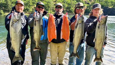 Salmon Fishing The TOILET BOWL. Extreme CHAOS!!