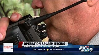 Tucson Dept. of Transportation crews begin Operation Splash