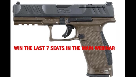 WALTHER PDP MINI #1 FOR THE LAST 7 SEATS IN THE MAIN WEBINAR