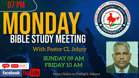 Bible Sermon by Pastor CL Johny on December 12th, 2022