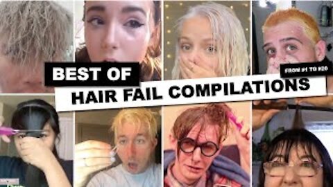 BEST OF FUNNY HAIR FAILS #1 to #20 - Amazing Compilation