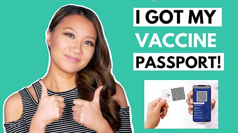 I got my VACCINE PASSPORT!