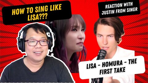 LiSA - Homura Reaction with Justin from Singr!