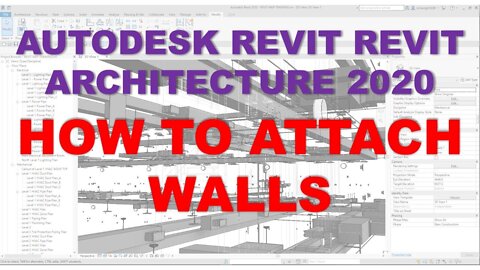 REVIT TIPS AND TRICKS: ATTACHING WALLS