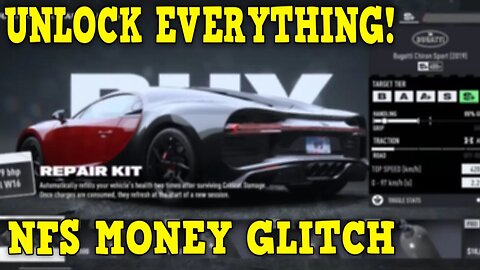 NFS UNBOUND MONEY GLITCH | UNLOCK EVERYTHING INSTANTLY NFS UNBOUND SOLO ONLINE MONEY GLITCH WORKING