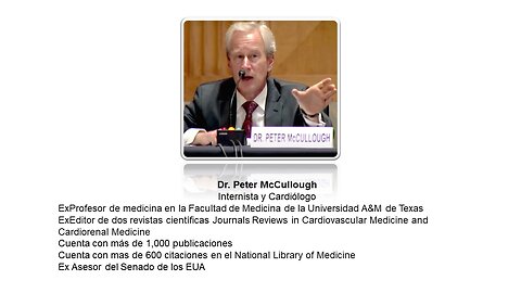 DR. PETER McCULLOUGH