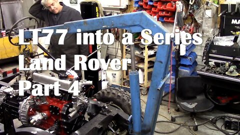 2 25 petrol and LT77 to a 109 S2a Part 4 Fitting the engine