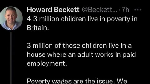 The left wing using relative poverty to make you think people are poor