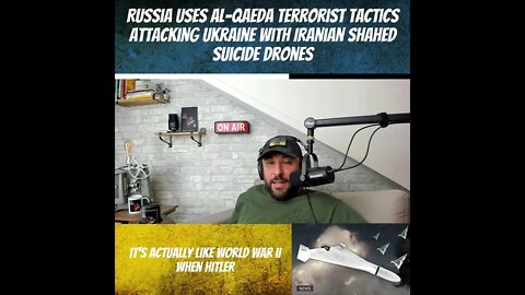 Russia Uses Terrorist Tactics Attacking Ukraine With Iranian Shahed Suicide Drones - War In Ukraine