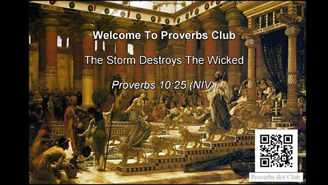 The Storm Destroys The Wicked - Proverbs 10:25