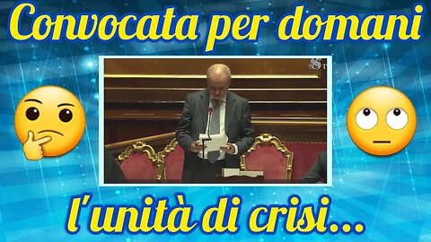 Emergenza Cina : l'informativa del Ministro Schillaci - Si ricomincia?