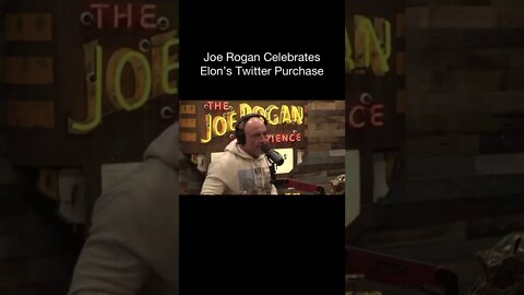 Joe Rogan Celebrates Twitter Purchase by Elon Musk #elonmusk #twitter #elontwitter @The Day After