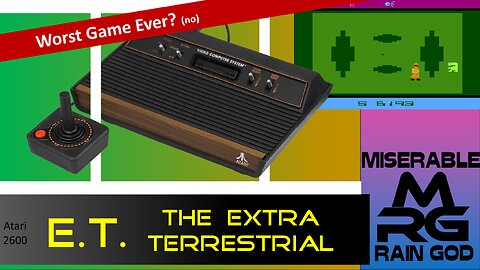 MRGPlays E.T. The Extra Terrestrial -- Retro Let’s Play and Reminiscence / Can I Still ? (2600+)