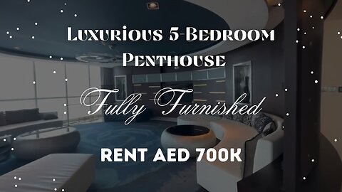 Luxurious 5-Bedroom Penthouse in Marina Full Tour | Fully Furnished | Biggest pent House Dubai 2023