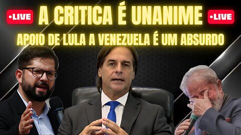 AS FALAS DE LULA APOIANDO MADURO UNIRAM ATÉ LADOS OPOSTOS NA AMÉRICA LATINA