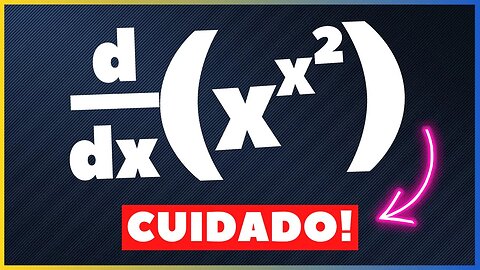 (CUIDADO) DERIVADA DE POTÊNCIA DE FUNÇÕES | CALCULO | @Professor Theago