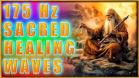 174 Hz SACRED HEALING TONE with 6 Hz Theta Waves ⚡️💛