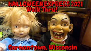 2021 HALLOWEEN EXPRESS WALK THROUGH! Germantown, Wisconsin.