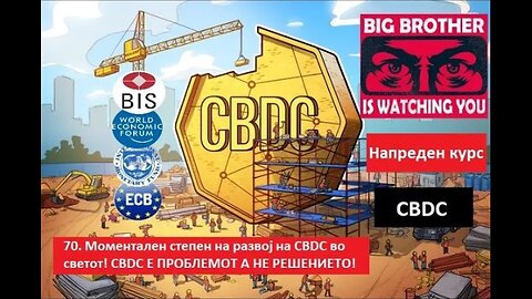 Крипто техничка анализа Напреден курс 70. Глобално CBDC доаѓаат наскоро - Корелација Крипто/Интернет