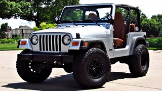 2002 Jeep Wrangler APEX Edition 4.0L I6 Hard Top Silver Automatic 4x4 Sahara Sport TJ CJ JK