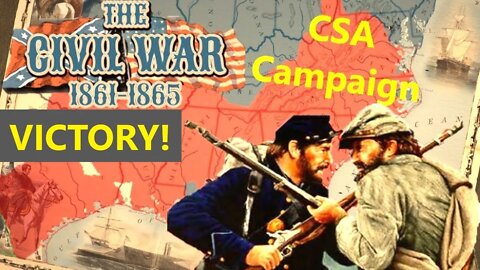 Grand Tactician Confederate Campaign 52 - Spring 1861 Campaign - Very Hard Mode - VICTORY!