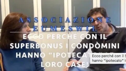 Ecco perché con il Superbonus i condòmini hanno “ipotecato” le loro case. Con Ivan Giordano.