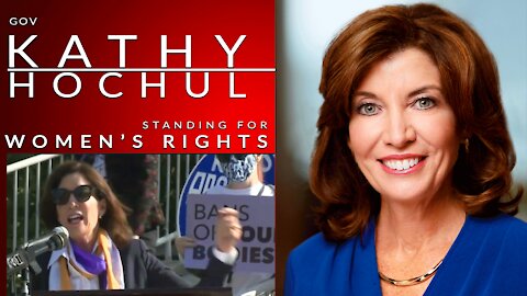 Gov Kathy Hochul - Standing For Women's Rights