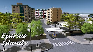 Gated Apartments on island_Cities: Skylines