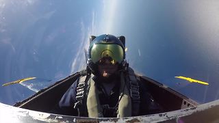 Action News anchor James Tully flies with Blue Angels