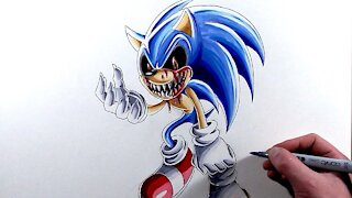 Drawing Sonic. EXE