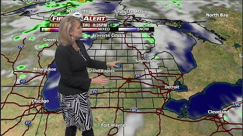 Tracking rain & cool temps