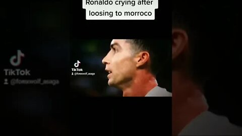 Ronaldo cries