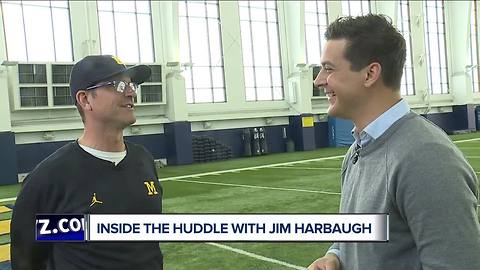 Harbaugh talks Cincinnati win, trying to get Obamas as honorary captains