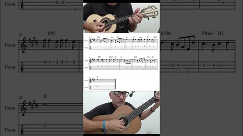 La Vien Rose - Partitura para Cavaquinho e Violão #shorts