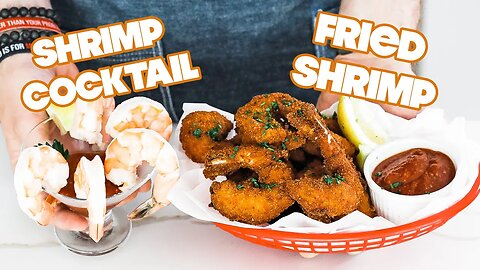 AMAZING Shrimp Cocktail and THE BEST Fried Shrimp around + Cocktail Sauce Recipe